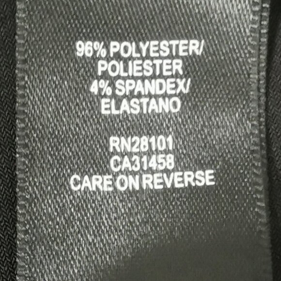 Black Deep V Neck Dress Size XL NWOT #112 - Picture 8 of 11